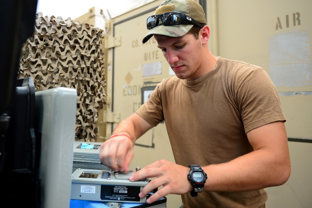 Nuclear radiation detection training