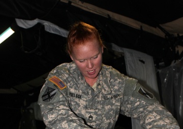 Female Georgia Guardsmen integrate ranks of combat units
