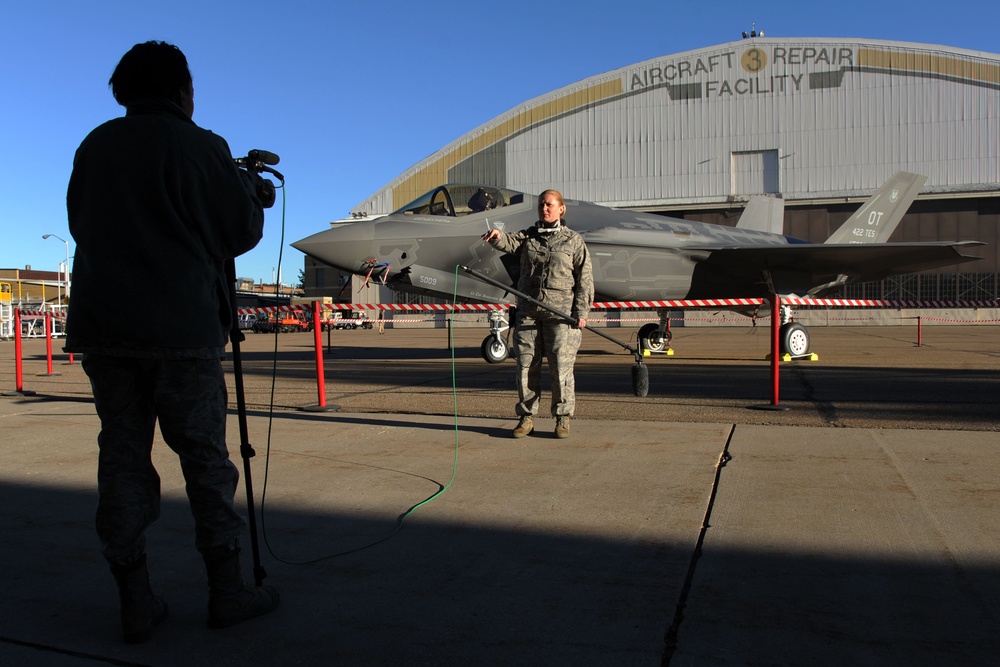 Delivery of first F-35 Lightning to Ogden Air Logistics Complex