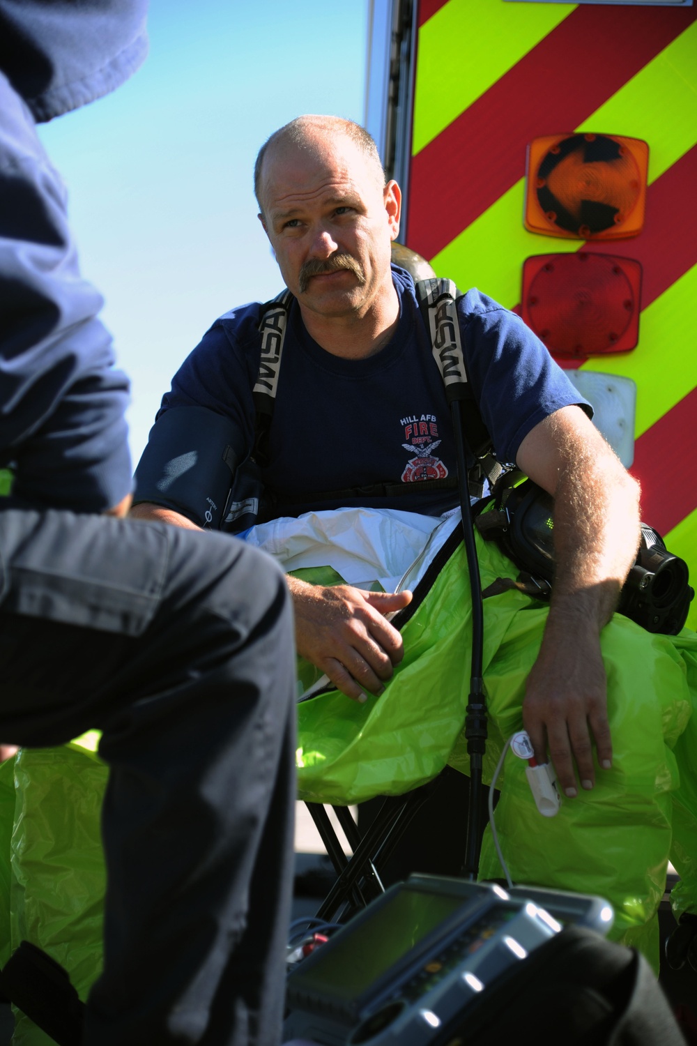 Hill Air Force Base Fire Department biological training