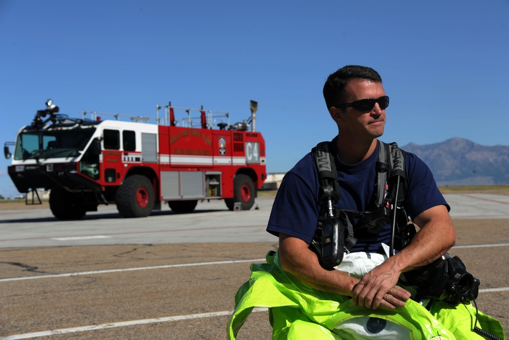 Hill Air Force Base Fire Department biological training