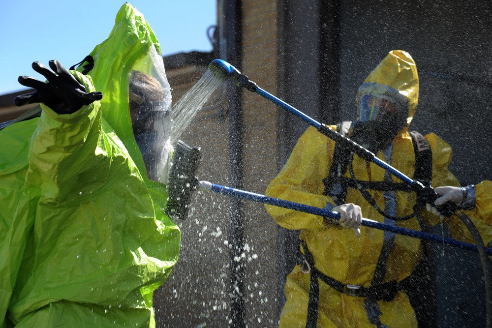 Hill Air Force Base Fire Department biological training