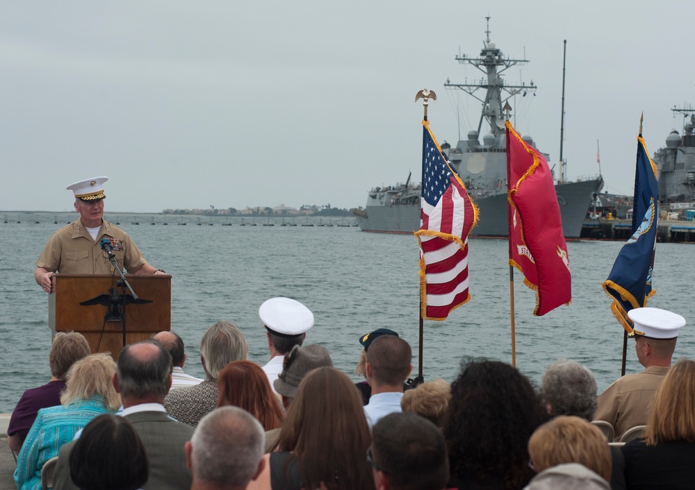 Ship naming ceremony for DDGs 113, 114 and 115