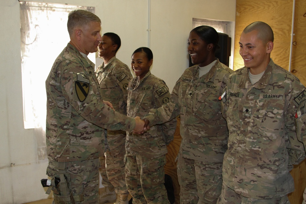 Chandler visits RC South troops