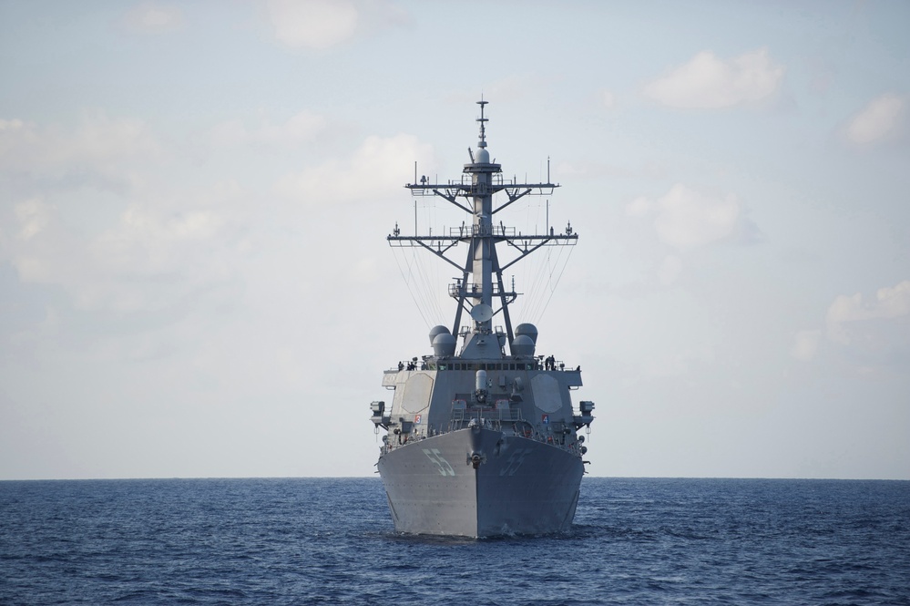 USS Barry activity