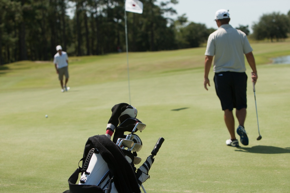 Marine men’s sink silver in Armed Forces Golf Championship on Parris Island