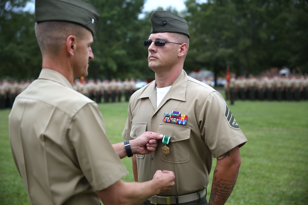 Heroic Marine earns Navy and Marine Corps Commendation Medal