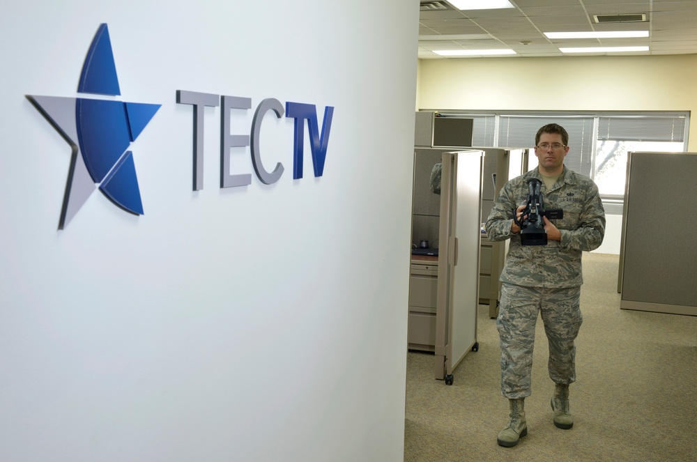 At the TEC TV office