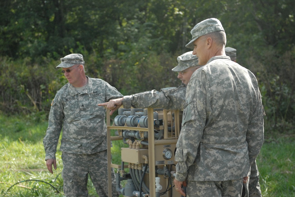 Indiana National Guard Support Battalion training for next mission