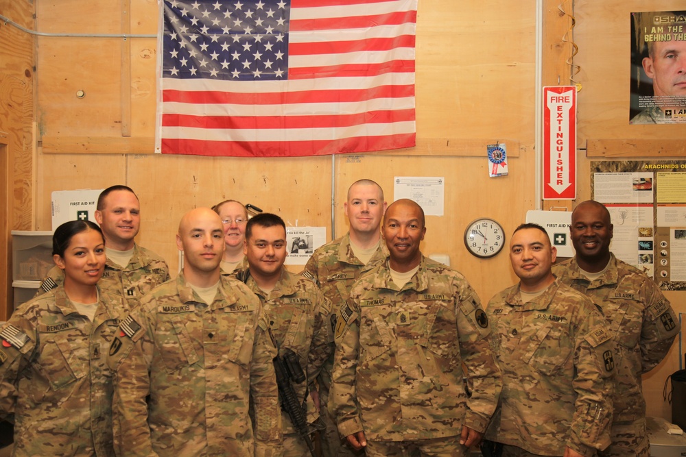 USAR CSM Luther Thomas Jr. Visit