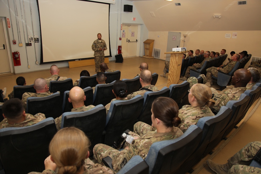 USAR CSM Luther Thomas Jr. visit