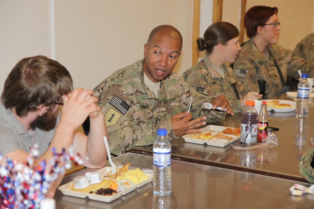 USAR CSM Luther Thomas Jr. Visit