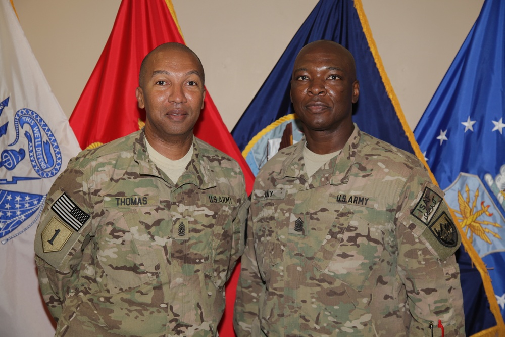 USAR CSM Luther Thomas Jr. Visit