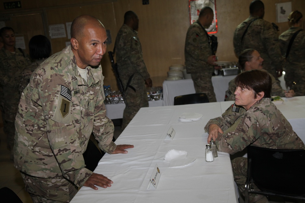 USAR CSM Luther Thomas Jr. Visit