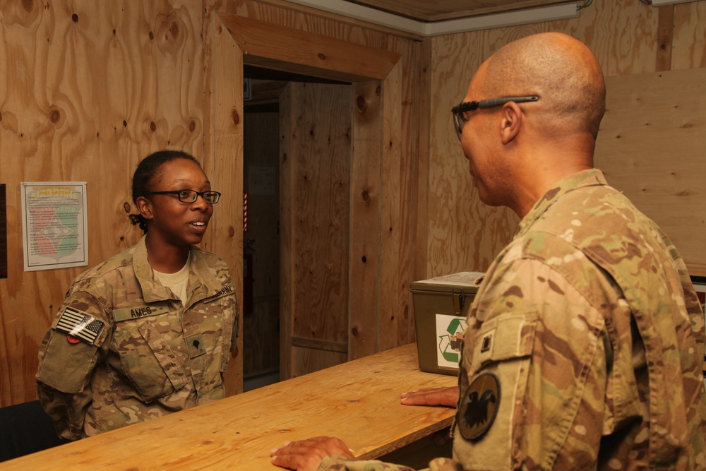 USAR CSM Luther Thomas Jr. Visit