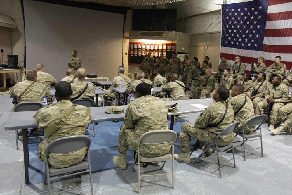 USAR CSM Luther Thomas Jr. Visit