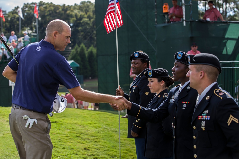 Birdies for the brave, US troops visit PGA Tour