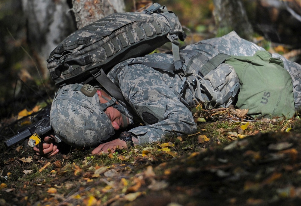 US Army Alaska soldiers test for Expert Field Medical Badge