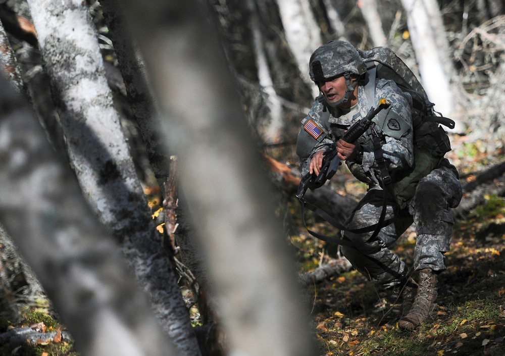 US Army Alaska soldiers test for Expert Field Medical Badge