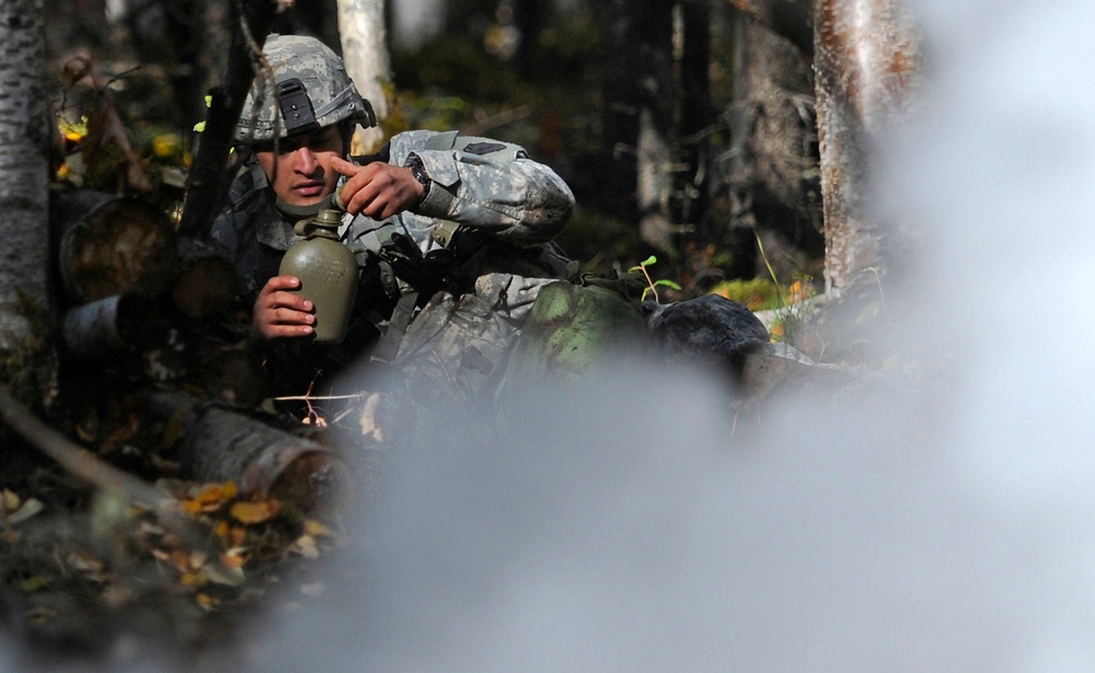 US Army Alaska soldiers test for Expert Field Medical Badge