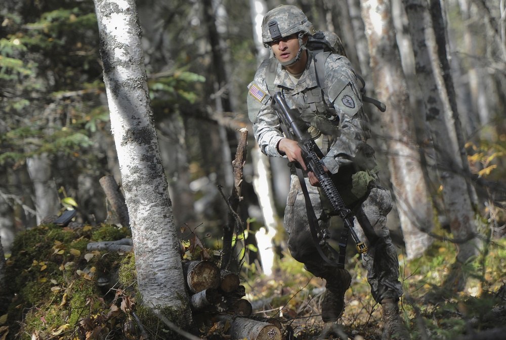 US Army Alaska soldiers test for Expert Field Medical Badge