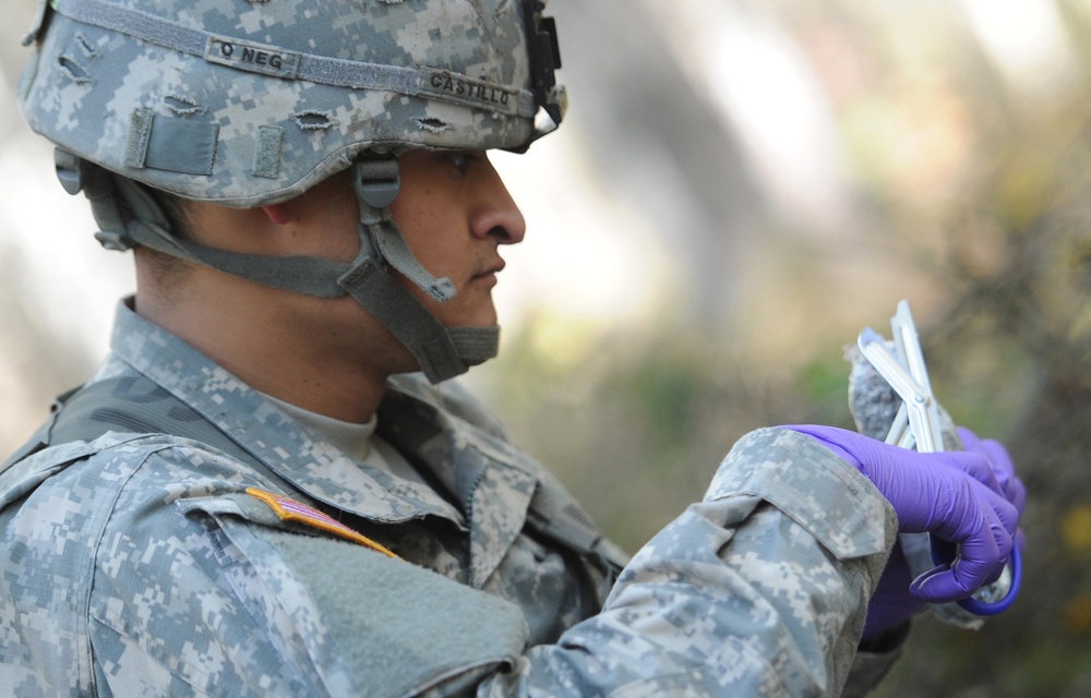 US Army Alaska soldiers test for Expert Field Medical Badge