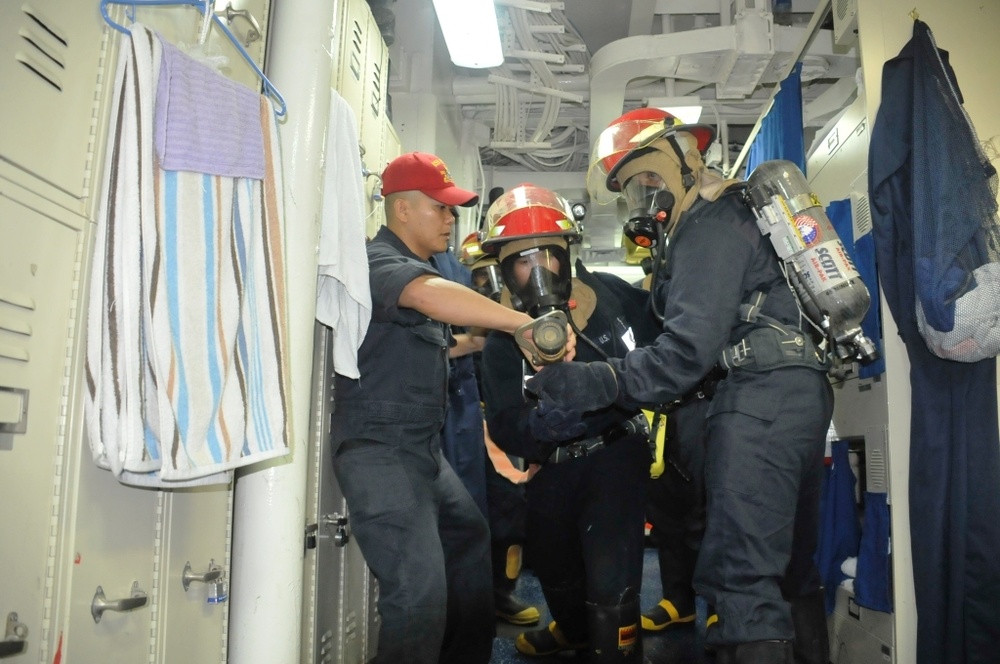 General quarters drill