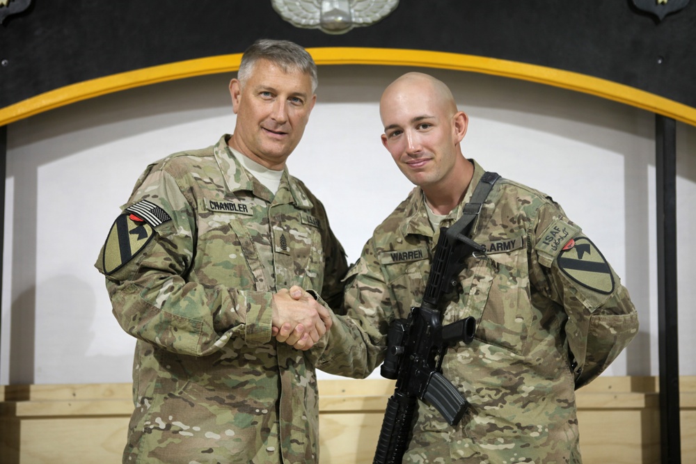 Sgt. Maj. of the Army Raymond F. Chandler III visits Bagram Air Field