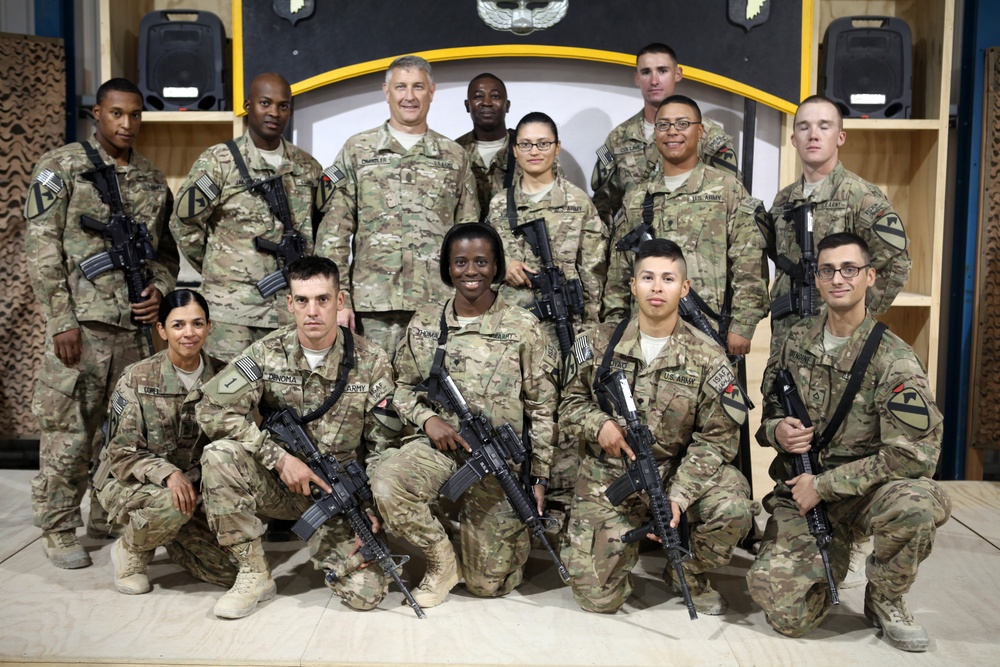 Sgt. Major of the Army Raymond F. Chandler III visits Bagram Airfield