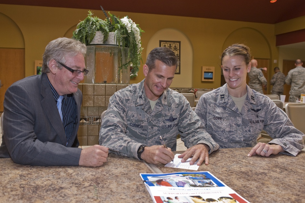 Col. Cornish signing CFC