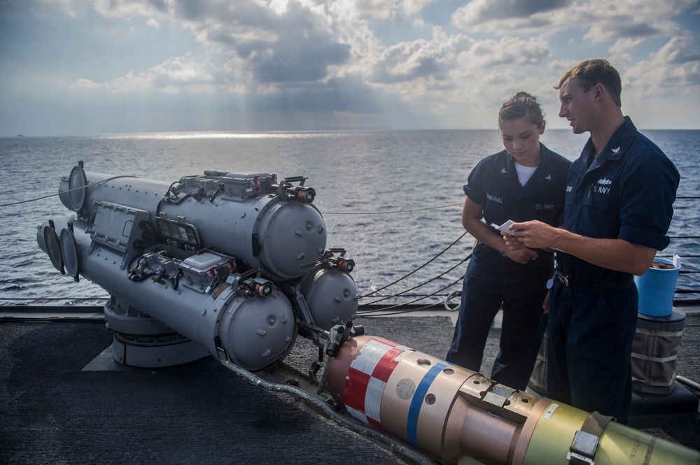 USS Barry operations