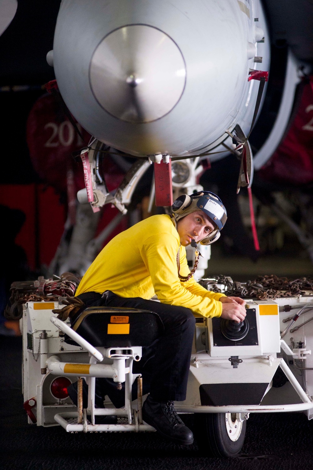 USS Harry S. Truman sailors at work
