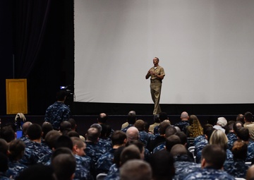CNO visits Bremerton, re-enlists sailors