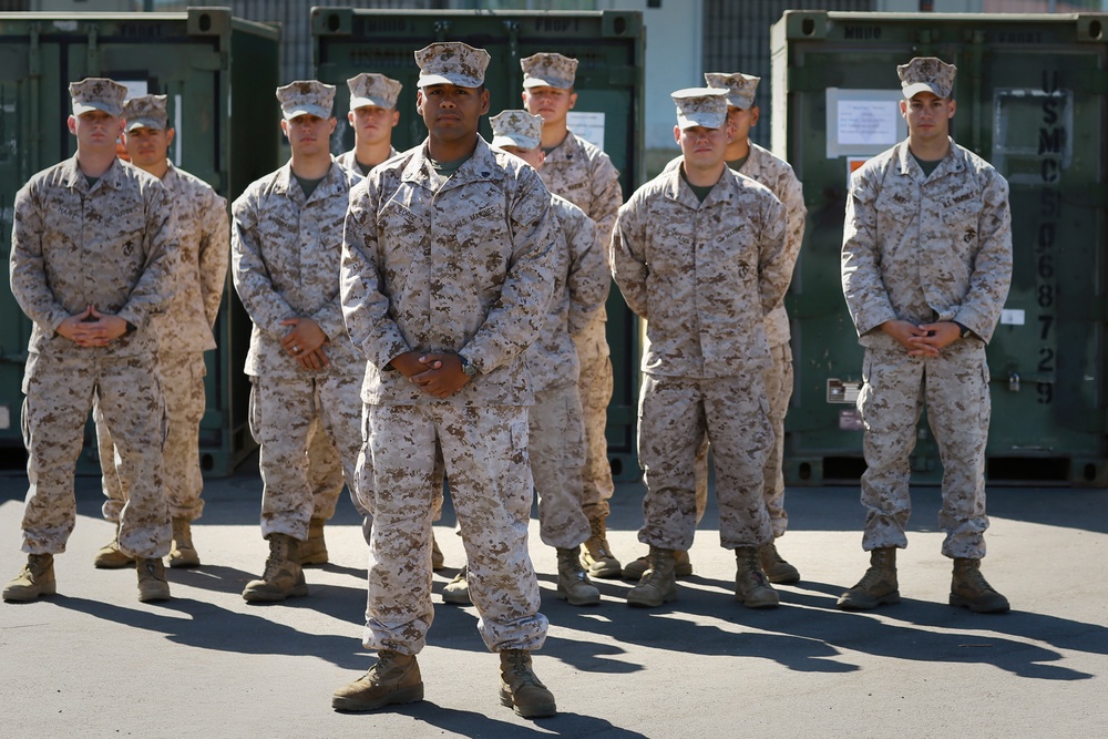 Experienced squad leader guides Marines through realistic training