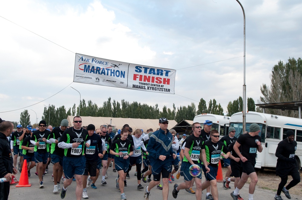 Transit Center holds Air Force Marathon