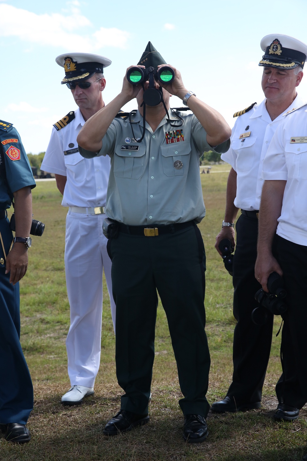 Foreign naval attaché’s visit Camp Lejeune