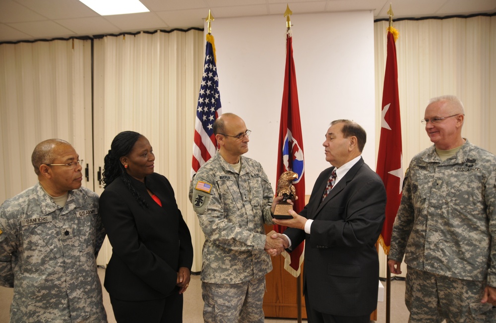 U.S. Army Reserve 412th Theater Engineer Command receives High Flying EAGLE Award