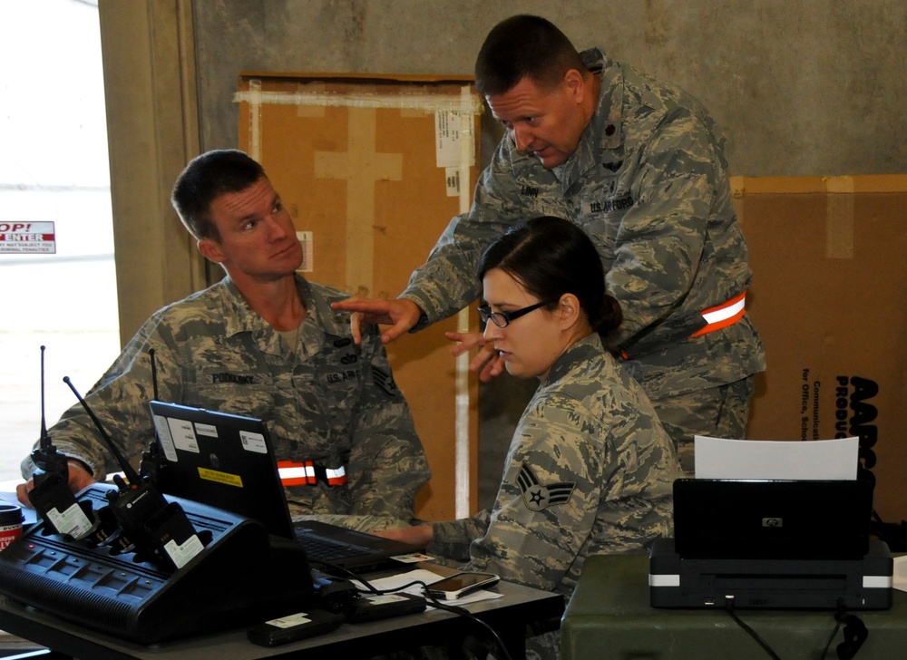 133rd AW conducts statewide joint disaster exercise