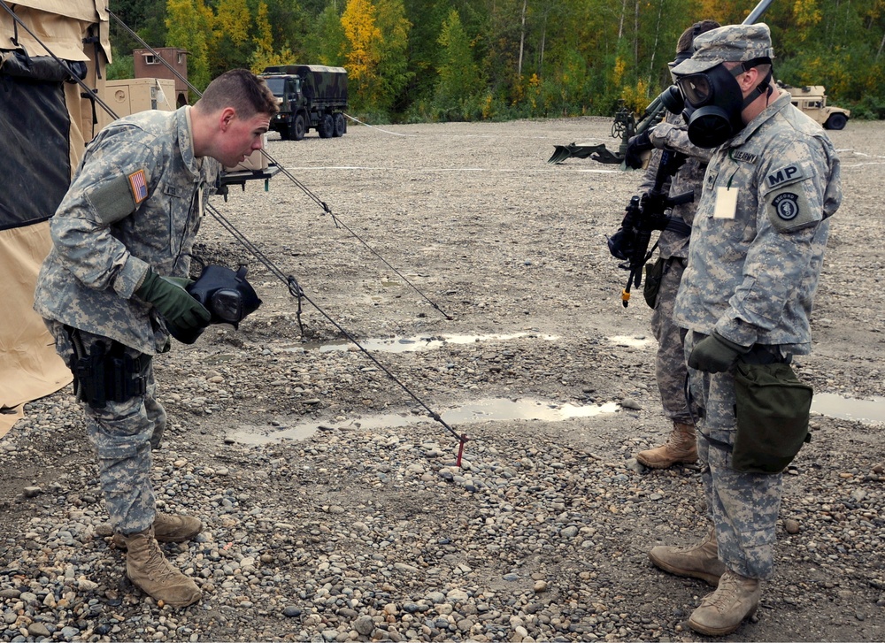 Fort Wainwright’s 472nd Military Police Company conducts certification exercise