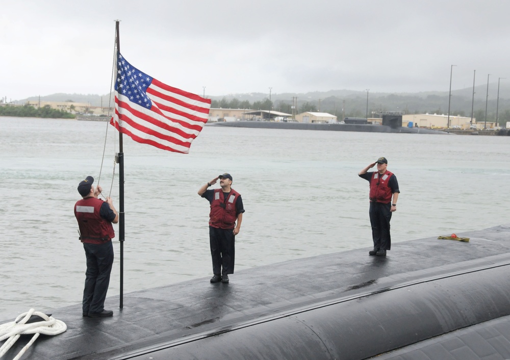 USS Chicago in Guam