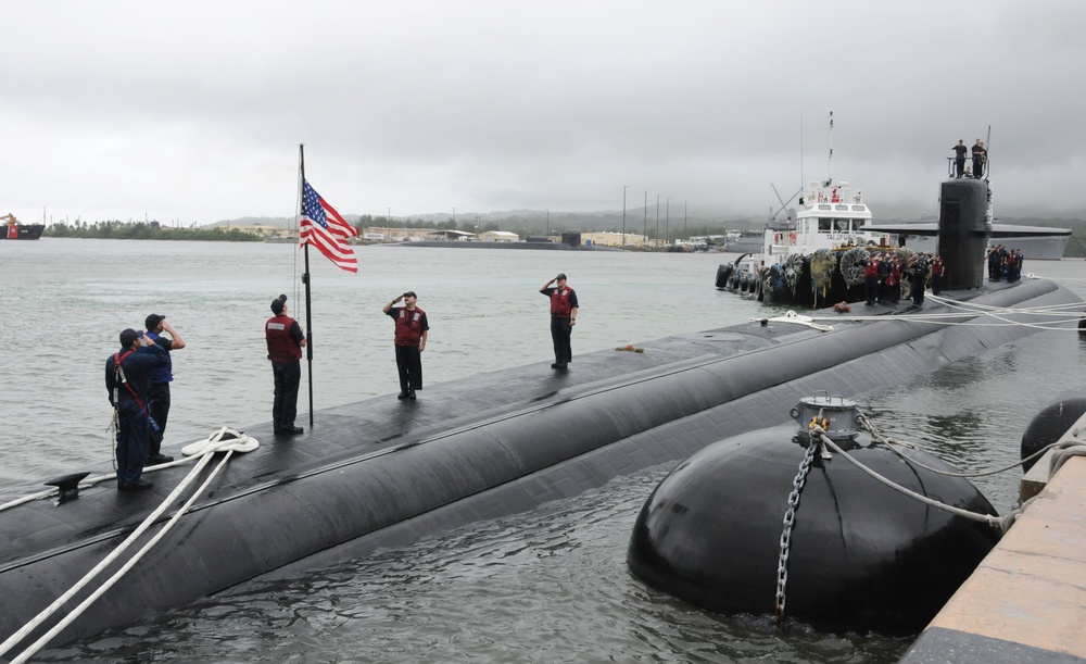 USS Chicago in Guam