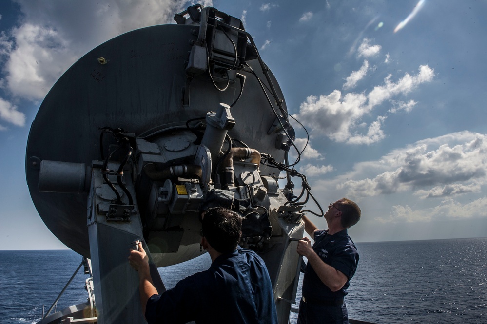 USS Barry operations