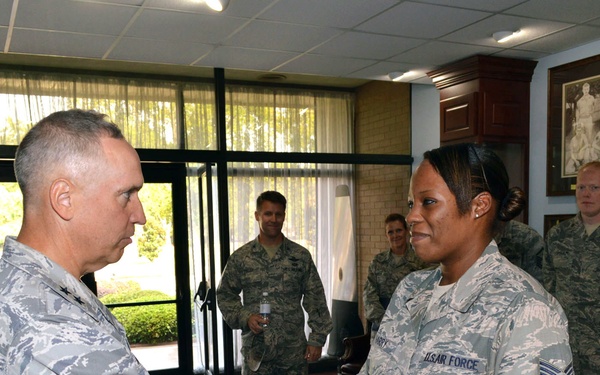 EC commander visits Pope AAF