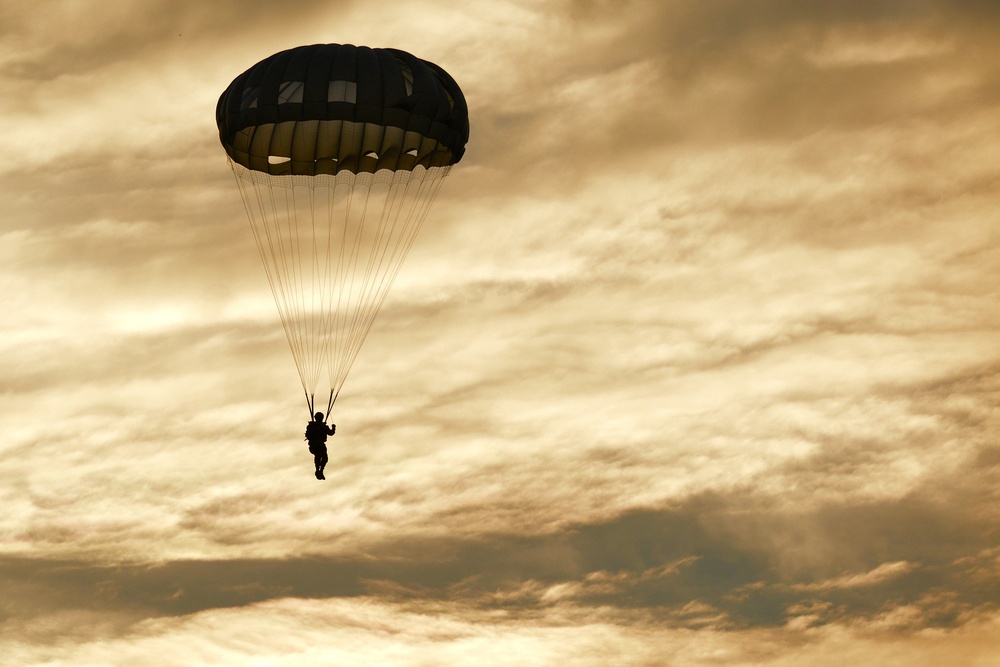 Special Operations Command Africa conducts static line airborne operation