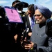 Prime Minister Dr. Manmohan arrives at JBA