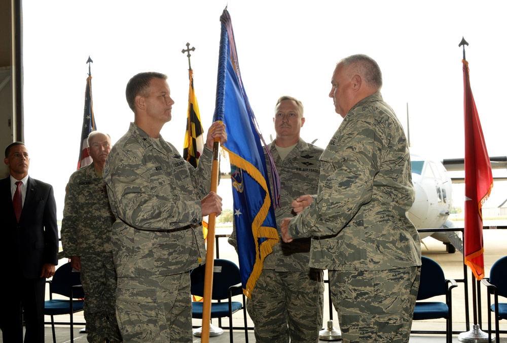 135th Airlift Group inactivation ceremony