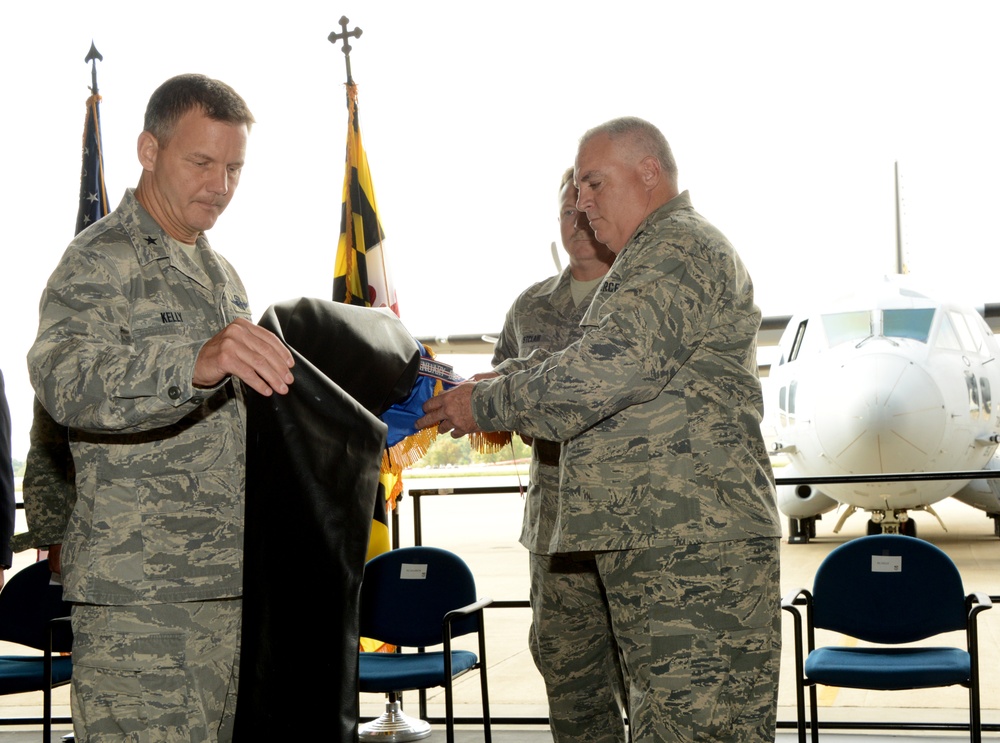 135th Airlift Group inactivation ceremony