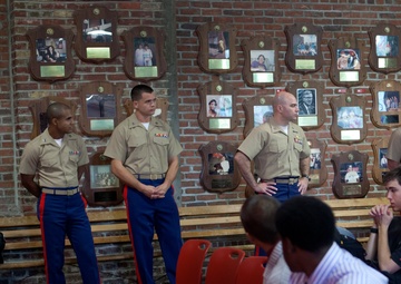 Marine Corps seminar visits colleges to highlight leadership