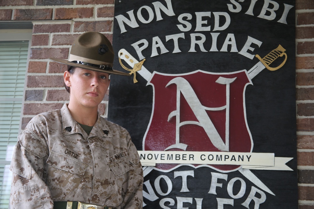 Medford, Mass., native a Marine Corps drill instructor on Parris Island