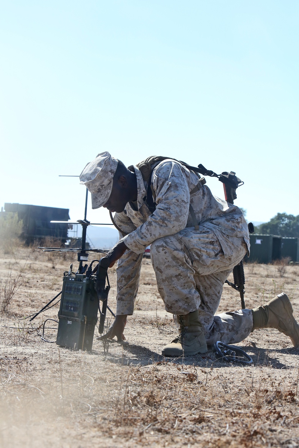 Communications Marines support CLR-17 logistical elements during COCEX